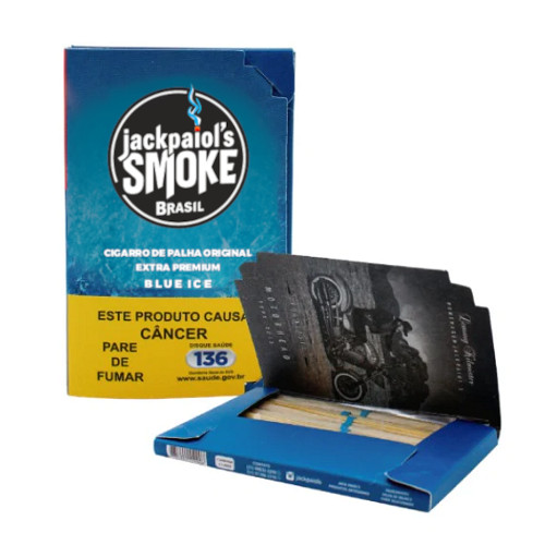 Palheiro de Tabaco Jack Smoke - Blue Ice - c/ 10